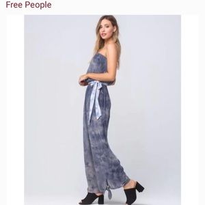 Free People Tye Dye Jumpsuit